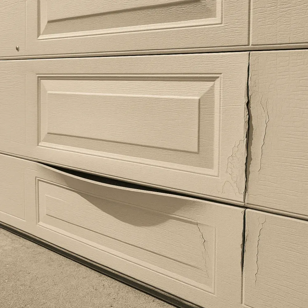 How to Spot Garage Door Panel Damage Before It Gets Worse in Florida's Climate