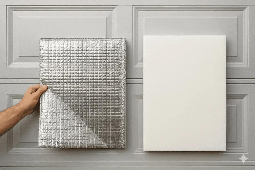 Pros and Cons of Insulation Materials for Metal Garage Doors